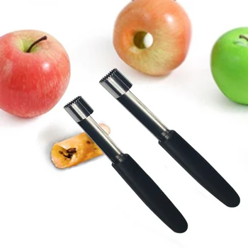 WALFOS 1 stk Apple Twist Core Frø Remover 18cm Rustfrit Stål Æble Pære Corer Let Twist Tilfældige Farver Pitter Seeder