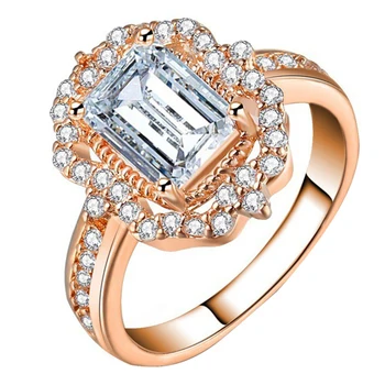 Luksus Sparkly Store Sten Zircon Ring For Kvinder Engagement Bryllup Skinnende Ring Party Smykker Mode Kvindelige 2020