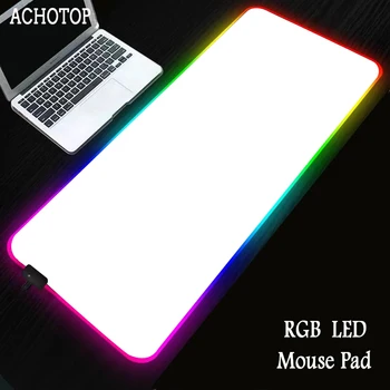 Alle Hvide LED-Lys Gaming musemåtte RGB Stort Tastatur Cover Gummi Base Computer Tæppe Bruser Mat XL PC-Spil Musemåtte Til CS GO