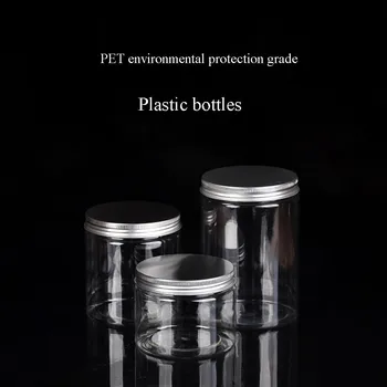 30/50/60/80/100/120/150/200/250ML Klar Plast Jar Tom Flaske Kosmetiske Containere Makeup Box Rejse Flaske af Høj Kvalitet