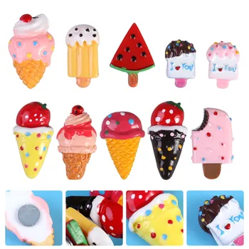 20Pcs Ice-cream-Form, Indretning og Tilbehør til Kreative DIY Pynt Hjem Decals