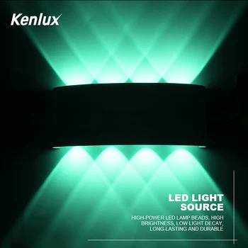 Indendørs væglampe RGB-Automatisk farveskift op ad væggen udendørs lampe Led-Lys Til Party Bar Lobby KTV Hom Dekorative