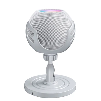 Universal 360° Rotation bordholder Smart Højttaler Holder Vugge Beslag holderen til Amazon Echo Dot 4th for HomePod H054