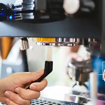 Plast Håndtag Kaffemaskine Nylon Børste Spoonless rengøring Rengøring Robust Tastatur Børste Holdbar Børste Køkken D1G4
