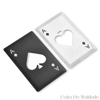 Multifunktions Multipurpose Pocket Værktøj Multi Åbner Kortet Øl Kit Spade Poker Gear Flaske Gadget Multiværktøj Tegnebog