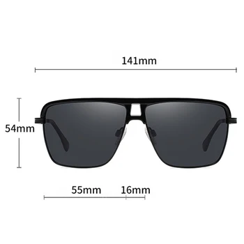 Ny Mode Kvinders Polariserende Solbriller Mænds Udendørs Kørsel Briller TR Square Frame UV400 Klassisk Mærke Night Vision Briller