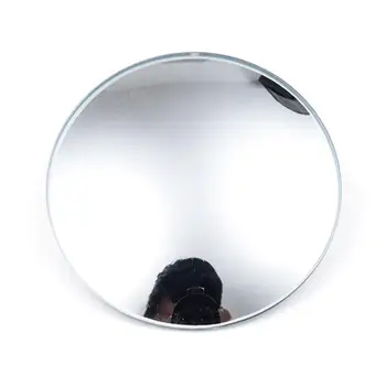 Auto Bakspejlet Grænseløst Lille Cirkulært Spejl Glas 360 Graders Justerbar Blind Vinkel Spejl