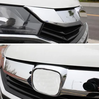 Tonlinker 1 STK Bil DIY ABS Chrome-Logoet position front gitter lys sticker cover sag Klistermærker til HONDA GERIZ 2016 tilbehør