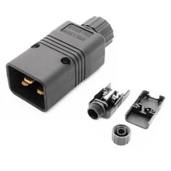 UPS Strøm IEC Mandlige C20 Sæt Netledningen Kabel Plug Rewirable 16A / 250V Nyttigt