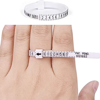 0-13 Ring Sizer Måling Af Værktøjs Sæt Metal Ring Sizers Metal Ring Målere Finger Sizer & Ring Dorn