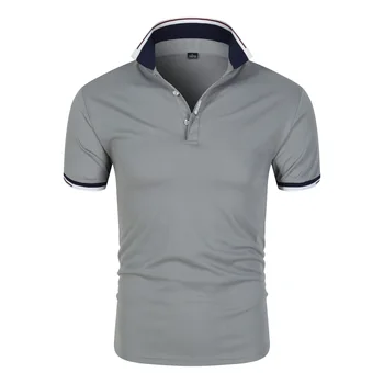 2021 Nye Mænds Polo Shirts af Høj Kvalitet Mænds Revers Kort-Langærmet Shirts Mode Klassiske Casual Trøjer Sommeren Mænds Polo Shirts