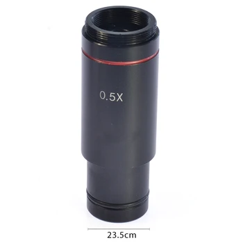 0,5 X C Mount Mikroskop Adapter 23.2 mm Elektroniske Okular Reduktion Linse 0,5 X Mikroskop Relæ Linse til Mikroskop CCD-Kamera