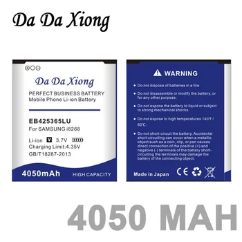 Da Da Xiong 4050mAh EB425365LU Mobiltelefon Batteri til Samsung GT-i8262D i8268 i8268D SCH-i829