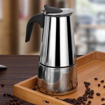 200/300/450/600ml Og Pot Mokka Espresso Kaffemaskine Komfur Og Kaffefaciliteter Pot Perkolator Drikke Af Kaffemaskine Latte Stovetop