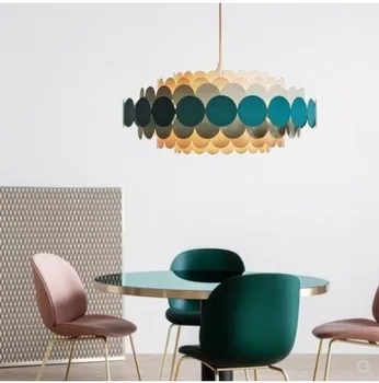 Nordic color kreative lagkage lysekrone stue, spisestue, soveværelse, moderne enkel LED akryl Lysekrone