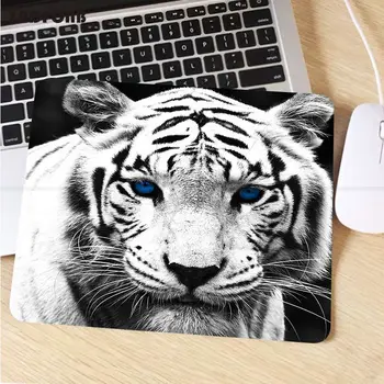 Hvid Tiger Dyr 2020 Nye Gummi PC Gaming Musemåtte Størrelse For musemåtte Tastatur Deak Måtte Til Cs Go LOL