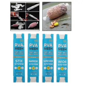 Premium-PVA Agn Net Universal vandopløselige Lokkemad Mesh Bag Strømpe