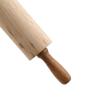 Træ-Rulle Dejen Wienerbrød Pizza Noodle Kiks Værktøjer Pasta Cracker Brede Nudler Med At Bage Bage Ristning Kagerulle Lille Gadget