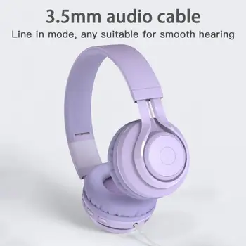 Trådløse Hovedtelefoner Bluetooth-kompatible Hovedtelefoner Støj Reduktion, Bas, Stereo Gaming Kablede Headset Med Mic FM-MP3