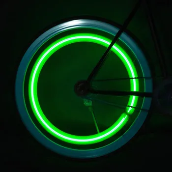 1 STK Cykel Lys Cykel-Lampe LED-Dæk Dæk Ventil Hætter Hjul, Eger Cykling Lanterner Til Cykel Tilbehør 4 Farver Vandtæt
