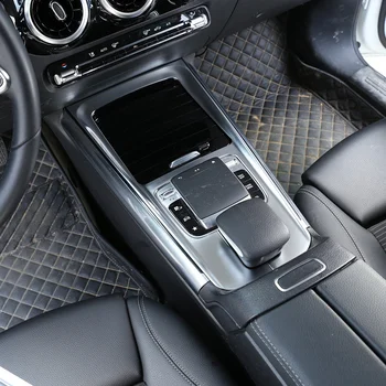 For Mercedes-Benz B-Klasse W247 GLB X247 2020 Silver Chrome midterkonsollen Knappen Switch Panel Dækker Trim