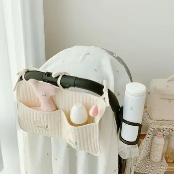 Helt Nye Crib Opbevaring Hængende taske Opbevaring Klapvogn Taske Tasker Bleer Bleer sutteflaske Baby Legetøj Opbevaring Bages Organizer
