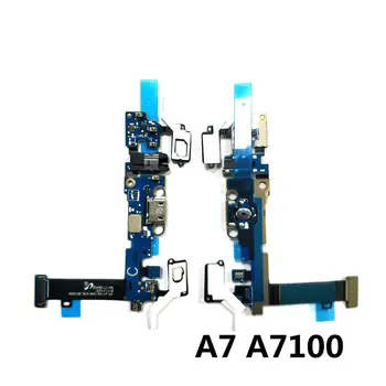 Ny Mikrofon Modul+USB-Opladning Port Board Flex Kabel Til Samsung A7 2016 A710F / A7100 / A700F / A7000 / A7 2018 A750F