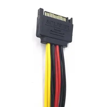 SATA Power 15-pin Y-Splitter Kabel-Adapter Mand Til Republikken Drevet Af FARVERIGE Til HDD For GIGABYTE Hard Kvindelige MSI Spillere EN O7F4