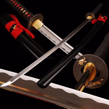 SHI-JIAN Sværd Håndlavet Japansk Samurai-Katana Skarpe Full Tang Sværd 1060 Carbon Stål Opskæring Praksis Espada Katana