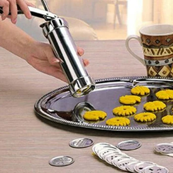 Nyligt Cookie-Stjernede Køkken Cookies Tryk Cutter Bage Forme Kaffefaciliteter Kiks Maskine MK