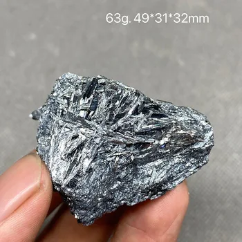 Naturlige sjældne Stibnit mineral prøve sten og krystaller, healing, krystaller kvarts ædelsten fra Kina +Box3.5cm