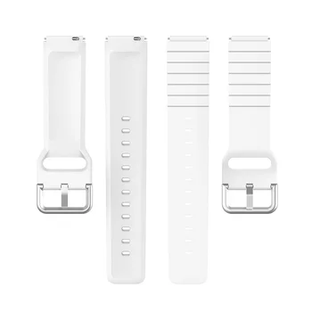 Blødt TPU Sølv Spænde Vandtæt Udskiftning af Rem Fleksibel Smart Ur Band Håndled Mode slidstærke Fortykket For Xiaomi