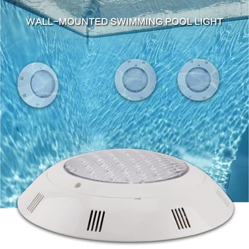 BORUiT LED swimmingpool lys IP68 Vandtæt RGB-Farve Fjernbetjening LED Undervands Lys 18W Swimmingpool Springvand