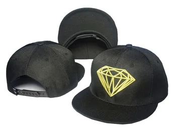 Diamant caps Brand snapback justerbar hat hat udendørs afslappet, for mænd, kvinder, voksne hip hop cykling solen baseball cap Golf