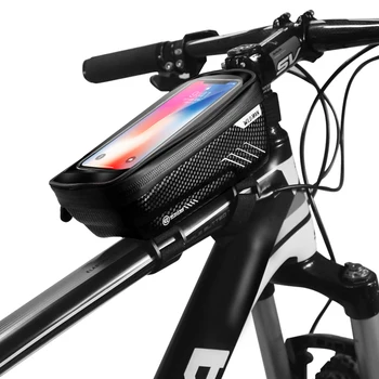 2021New Cykel Taske Vandtæt Touch Screen Cykling Bag Øverste Front Rør Ramme MTB Cykel Taske 6.5 i Telefonen Tilfælde, Cykel Tilbehør
