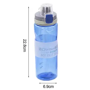 550ml Vand Cup Tydelig Skala Roterende Skift PC-Sport Transportabel vandflaske for at Rejse Cup Tilbehør Drinkware