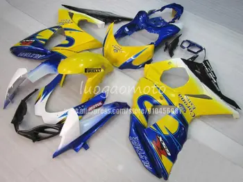 Ny blå gul sprøjtestøbe ABS Beskyttelsesskærm For SUZUKI GSXR1000 K9 09-16 2009 2010 2011 2012 2013 2016 karrosseri