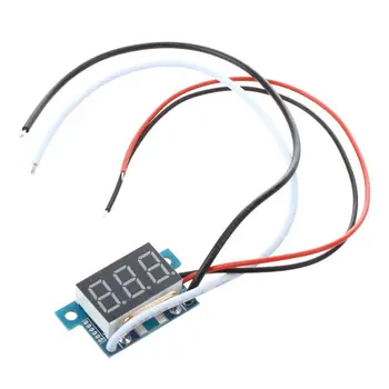 Digitale Mini-Amperemeter Amperemeter af power-indikator-LED Rød 0-5A panel meter