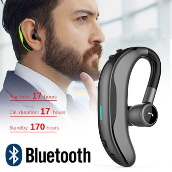 Trådløse Bluetooth Hovedtelefoner Stereo Headset 170mAh Enkelt med Håndfri Mikrofon, Business Bluetooth Hovedtelefoner Til at Køre