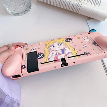 Beskyttende Cover Til Nintendo Skifte Tilfælde Dejlige Piger Pink Cover Shell JoyCon Controller Case Til Nintendo Skifte Tilbehør.