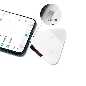 SD-TF Fem-i-en Kortlæser Trekant Egnet Til Apple iphone-Type-c-Mobiltelefon, Computer, Tablet OTG Kortlæser