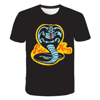 Mænd ' s Cobra Kai 3D-Print Populære Komfortable Cobra Kai Mode Sommer T-shirt Kort Ærme T-Shirt Mænd/Kvinder Casual Tee