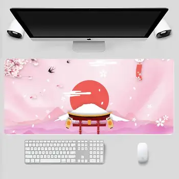 Mount Fuji Smuk Anime musemåtten Bruser Tabel Beskytte Spil Office Arbejde musemåtten pad X XL, Non-slip Laptop Pude