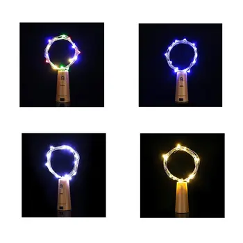 15 LED-kobbertråd String Lys med Flaske Prop Led-Lys, Dekoration Fe Lampe Parti Hjem Jul Bryllup Dekoration