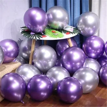 50/100pcs Chrome-Metallic Latex Balloner 5/10/12 tommer Guld, Sølv Krom Ballon Bryllup Fødselsdag Dekoration Globos Levering