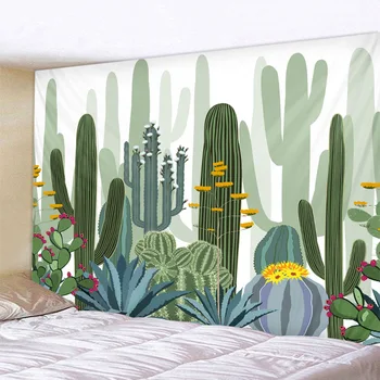 Kaktus Indiske Mandala Gobelin Væggen Hænger Boho indretning macrame hippie Hekseri Gobelin