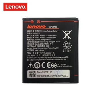 Oprindelige For Lenovo 2050Mah BL253 Li-ion Batteri til Lenovo A2010 A2580 A1000 A1000m Smart Mobiltelefon