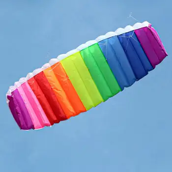 Farve stor Kite er Let at Styre Strøm Kites Farverige Stort Hurtig Hastighed Rainbow Dual Linje Stunt Kite til Gave Fødselsdagsgave