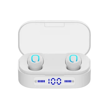 T20 Trådløse Bluetooth-5.0 Øretelefoner TWS Stereo støjreduktion Opkald LED Display Mini Hovedtelefoner med Opladning Tilfælde SGA998
