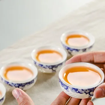 Keramiske Te Sæt, Te-Sæt indeholder 6 kopper 1 te pot Te Sæt Kinesiske Kung Fu Te Kop Te Pot Tekande Drinkware Te Ceremoni
